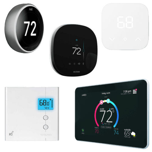 Thermostats intelligents installés par Audio Alarme dans la région de Montréal