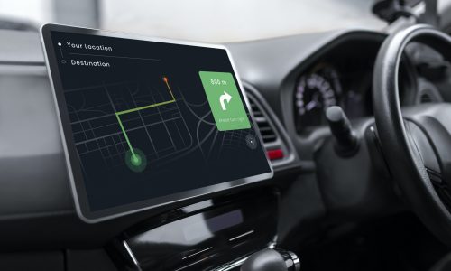 Gps system in a smart car