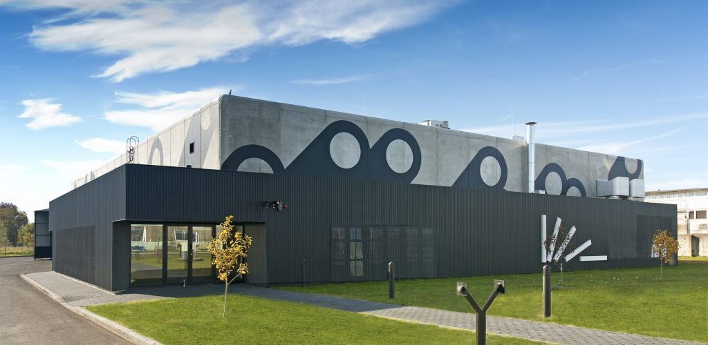 Modern Factory Building Exterior